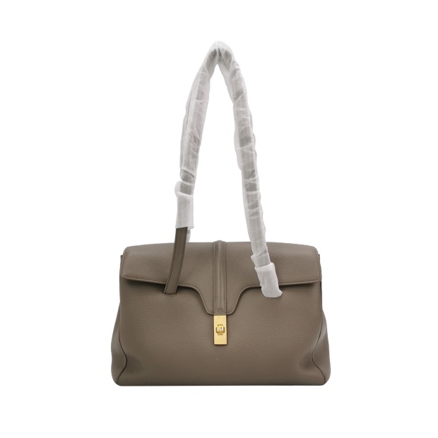 Celine Soft 16 Bag Grained Calfskin — pre-owned, Vierlot
