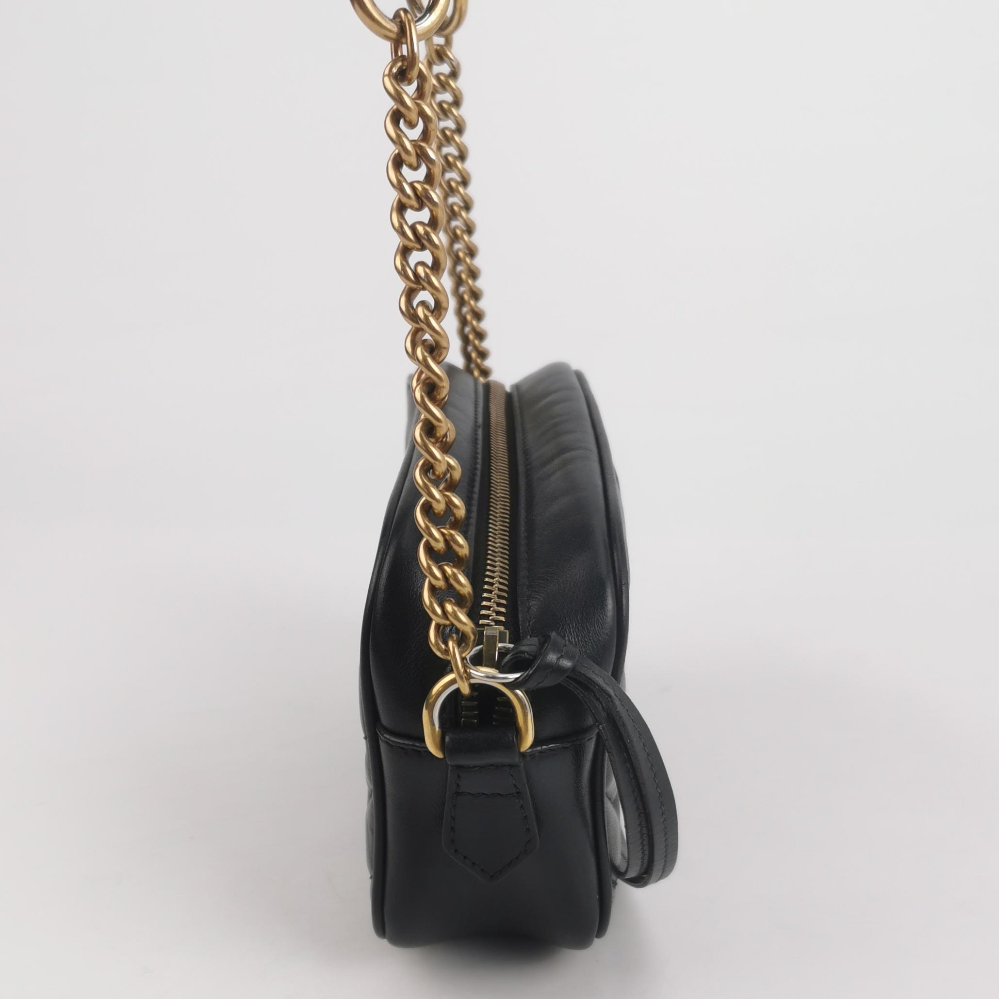 Gucci GG Marmont Shoulder Bag Matelasse Leather Mini — photo 4 of 18