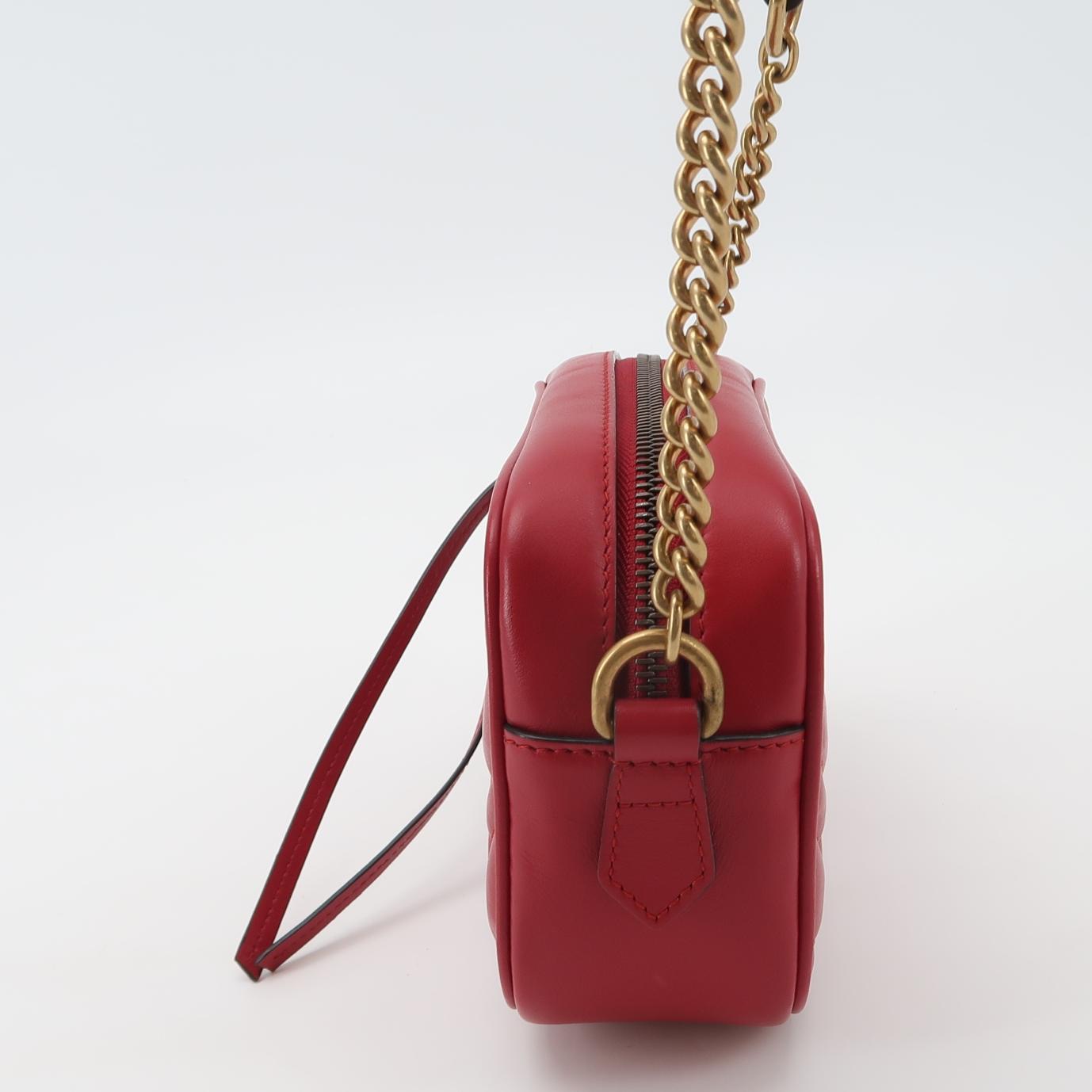 Gucci GG Marmont Shoulder Bag Matelasse Leather Mini — photo 4 of 20
