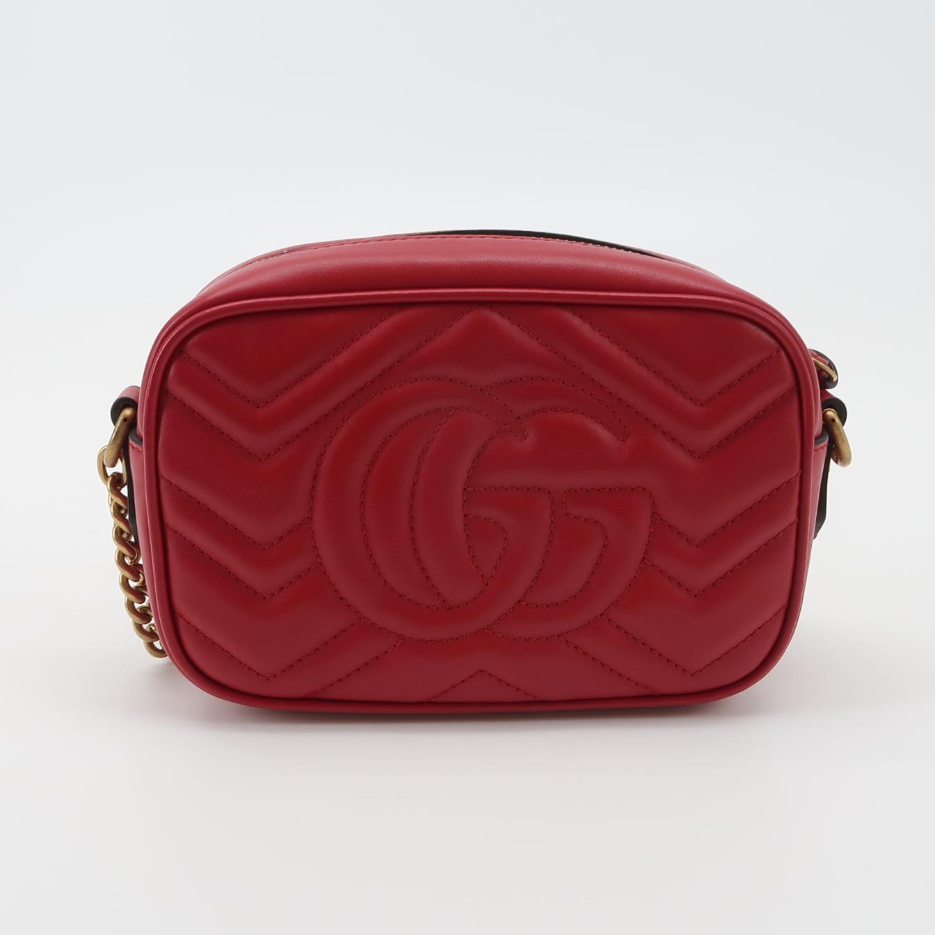 Gucci GG Marmont Shoulder Bag Matelasse Leather Mini — photo 5 of 20
