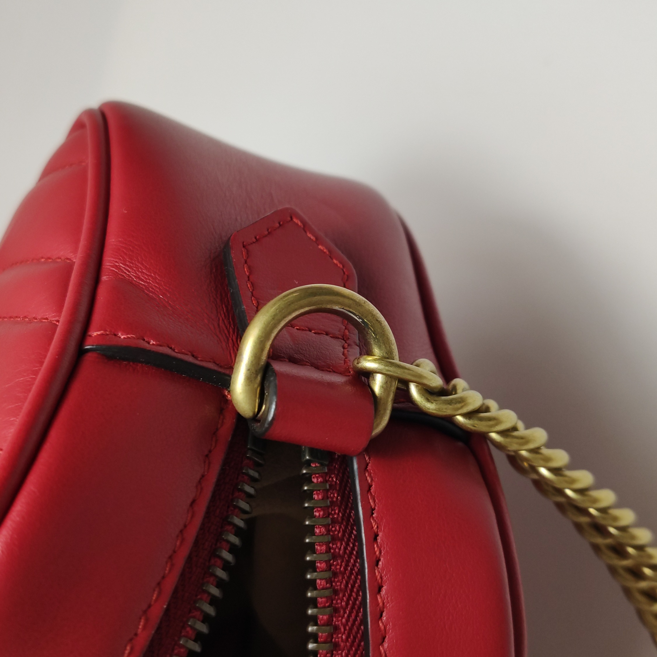 Gucci GG Marmont Shoulder Bag Matelasse Leather Mini — photo 11 of 20