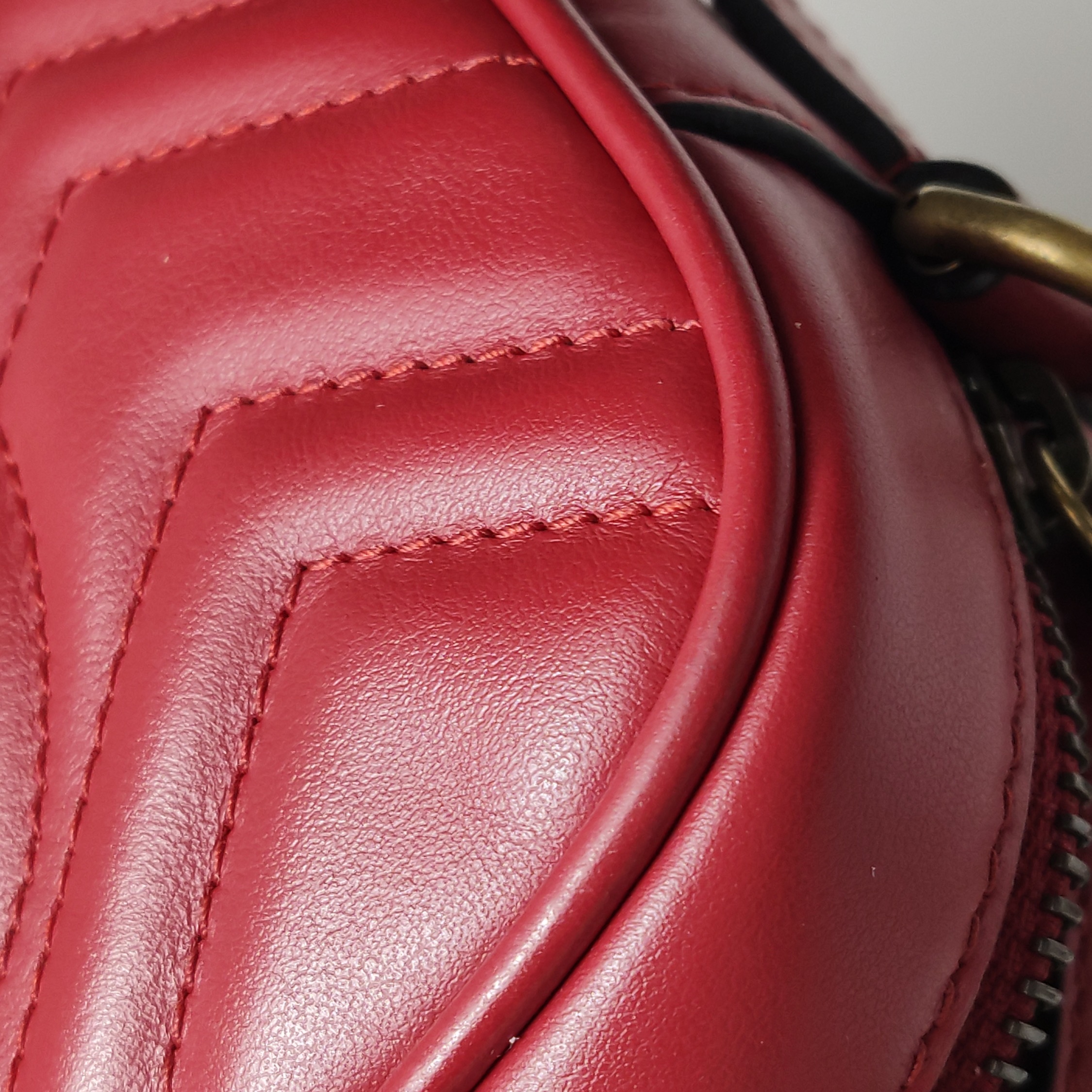 Gucci GG Marmont Shoulder Bag Matelasse Leather Mini — photo 17 of 20