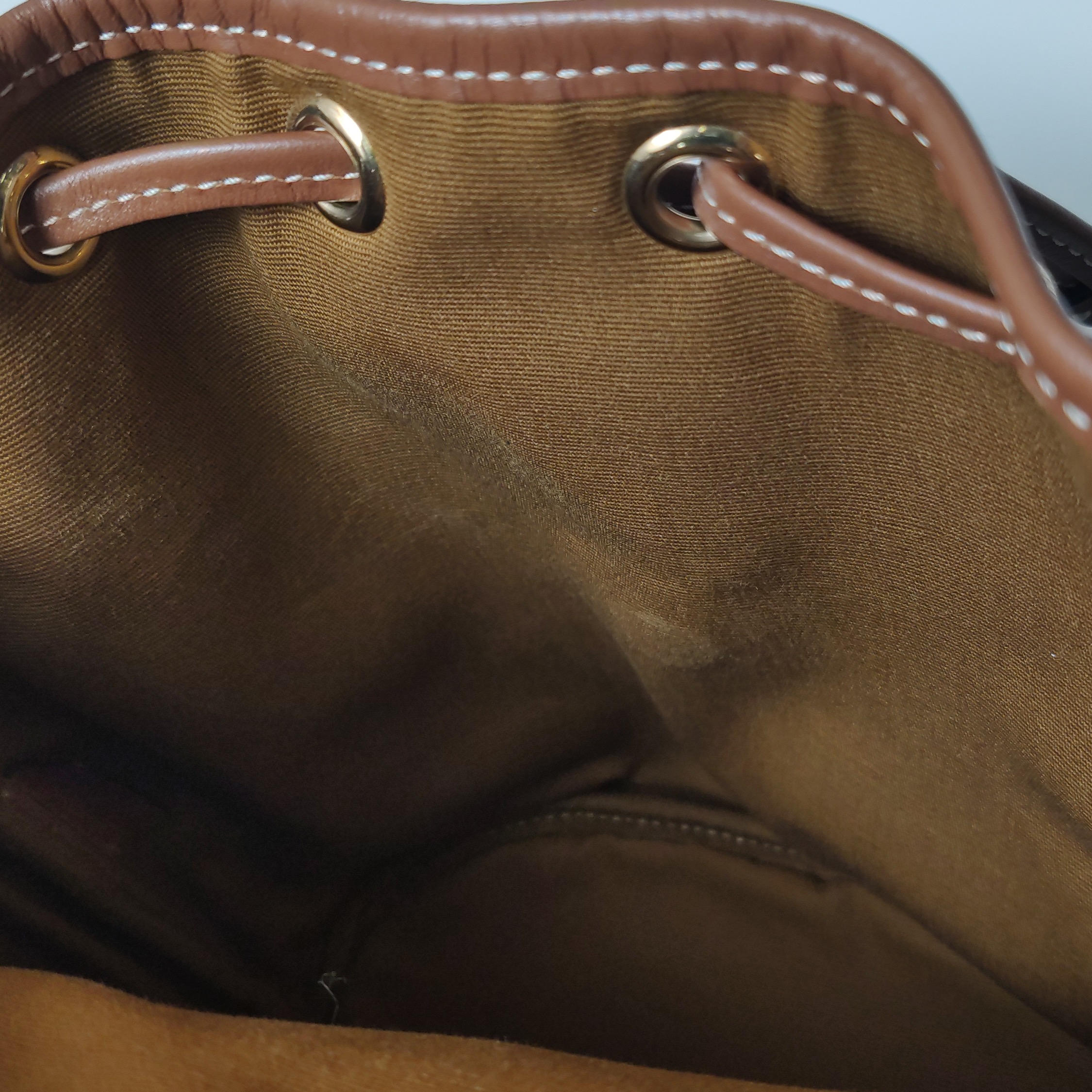 Celine Folco Backpack Triomphe Coated Canvas Mini