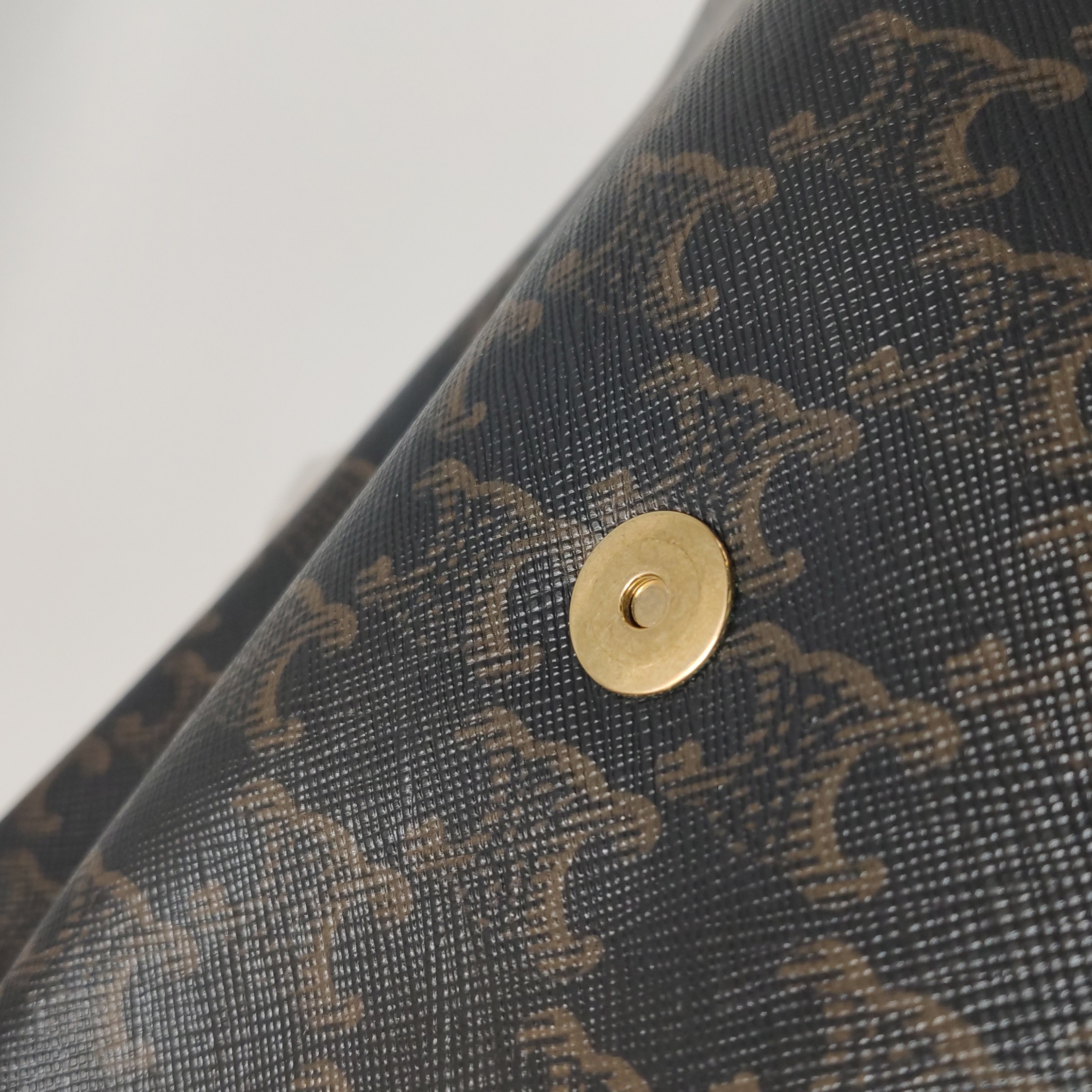 Celine Folco Backpack Triomphe Coated Canvas Mini