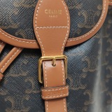 Celine Folco Backpack Triomphe Coated Canvas Mini — thumbnail 12