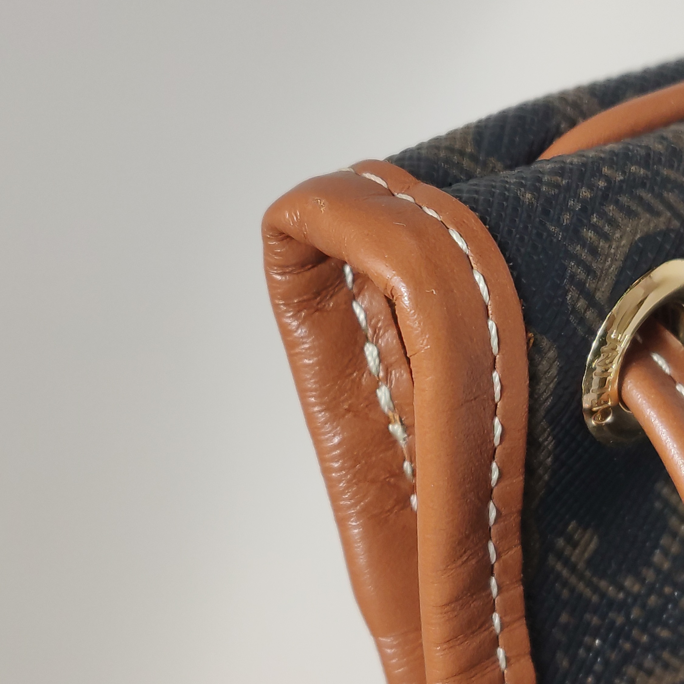 Celine Folco Backpack Triomphe Coated Canvas Mini