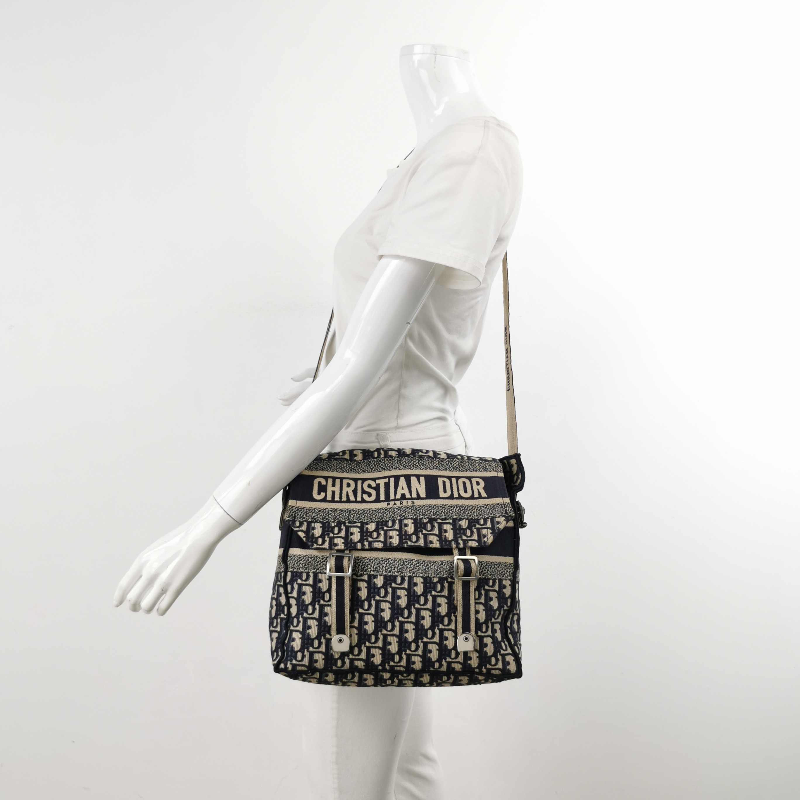 Christian Dior Diorcamp Messenger Bag Oblique Canvas Small — alternate view