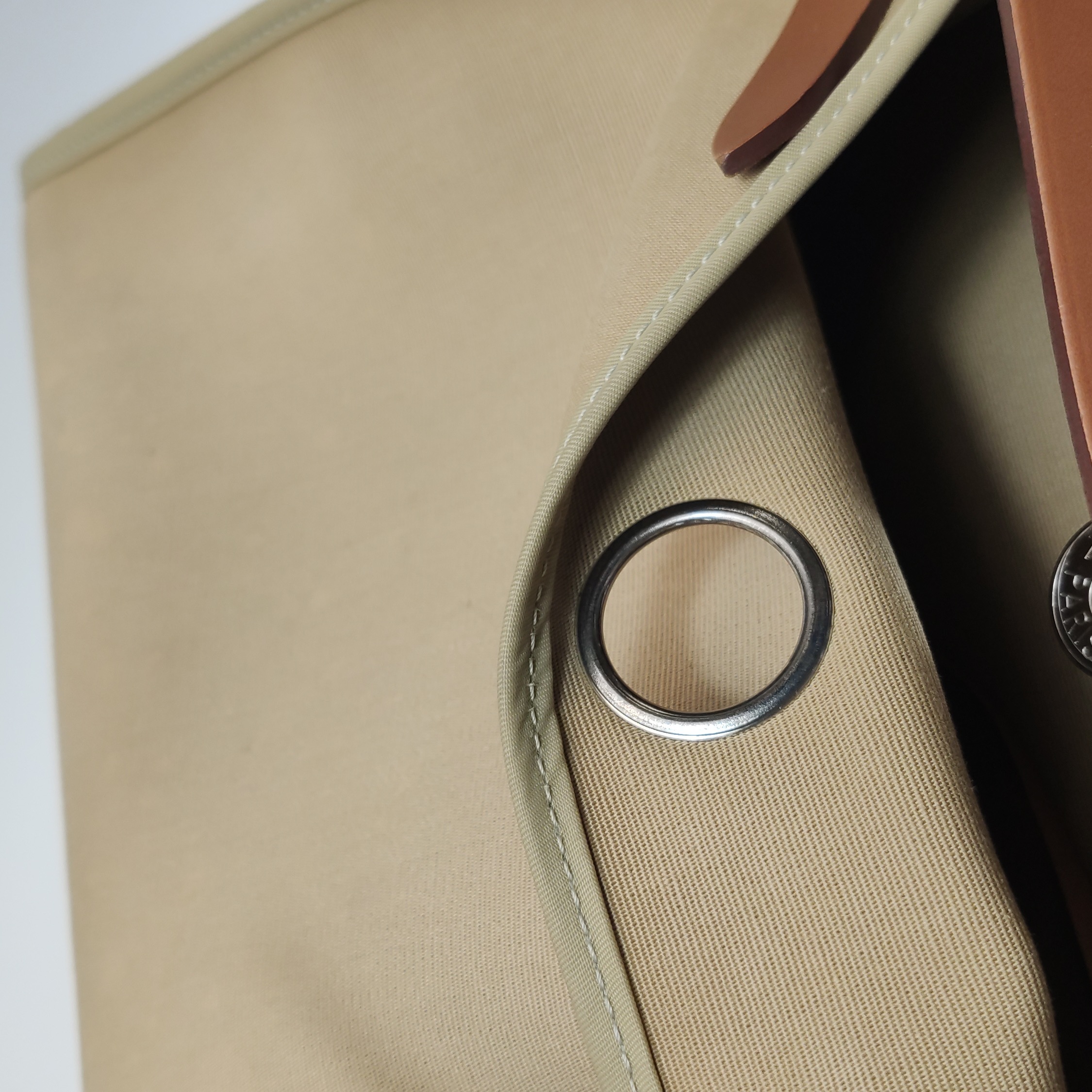 Hermes Herbag Zip Leather and Toile 31 — photo 10 of 24