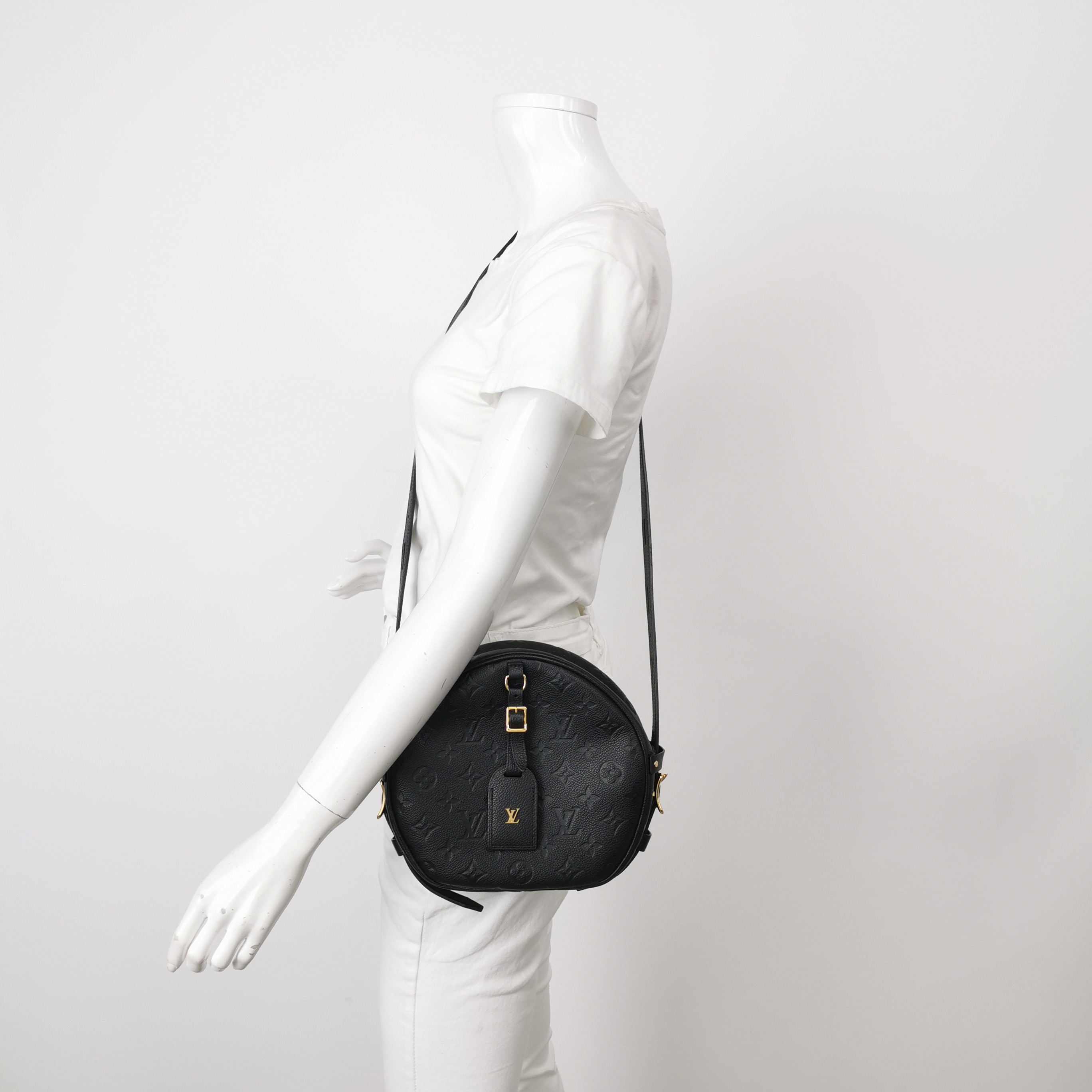 Louis Vuitton(LV) Boite Chapeau Souple Bag Monogram Empreinte Leather MM — alternate view
