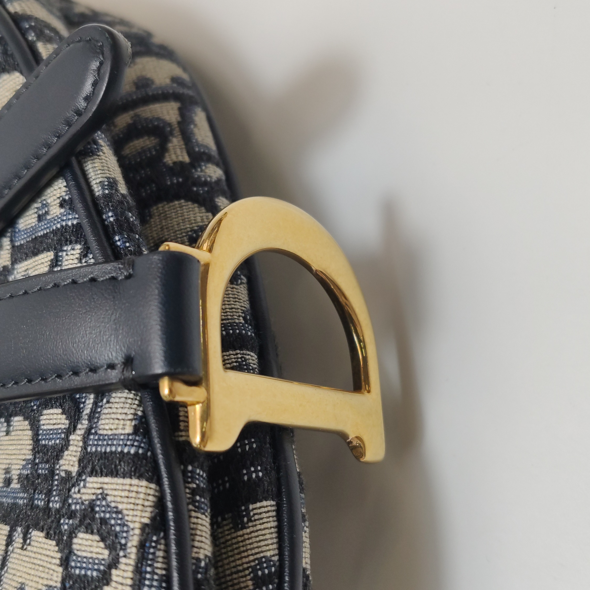 Christian Dior Saddle Handbag with Strap Oblique Canvas Mini — photo 18 of 20