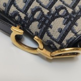 Christian Dior Saddle Handbag with Strap Oblique Canvas Mini — thumbnail 13