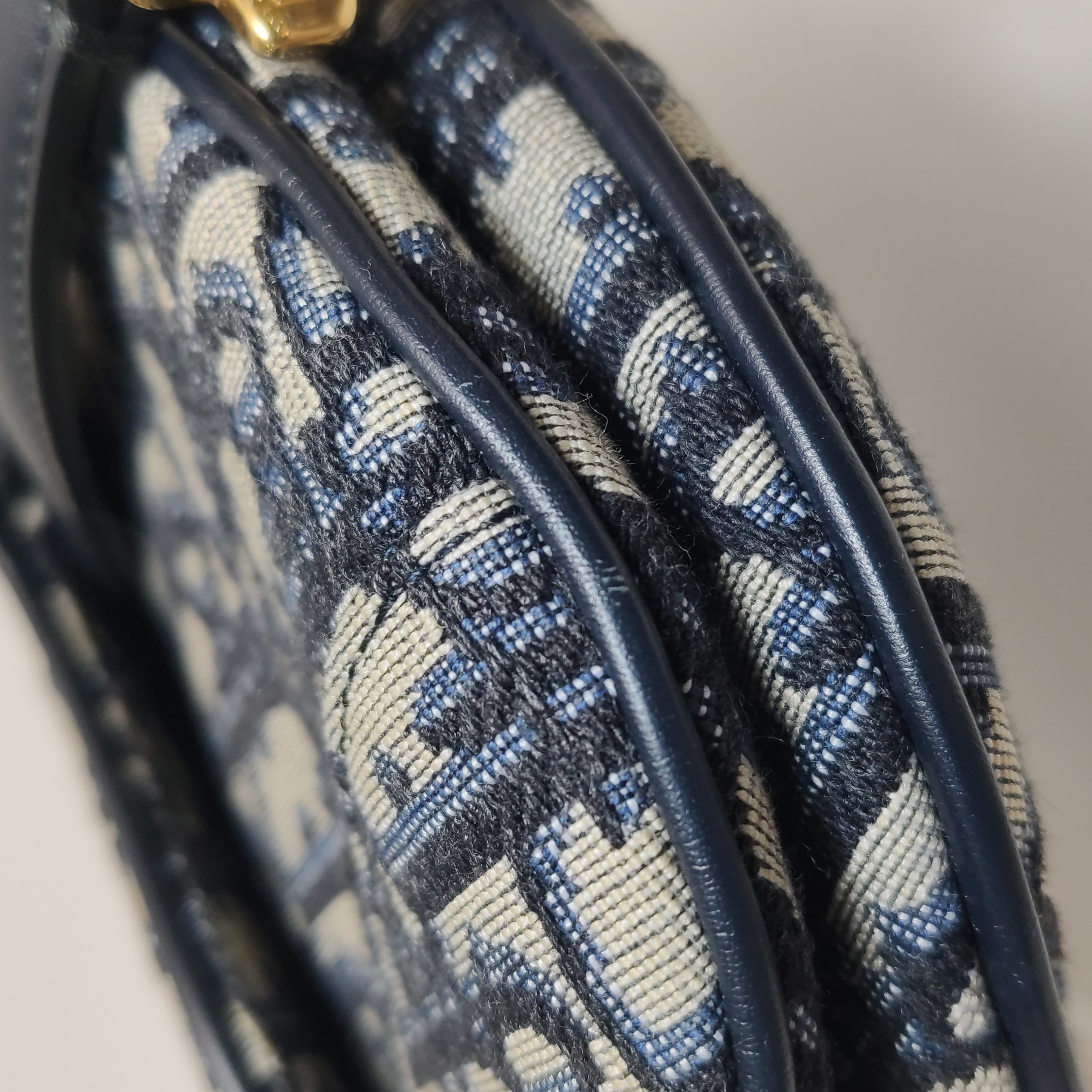 Christian Dior Saddle Handbag with Strap Oblique Canvas Mini — photo 10 of 20