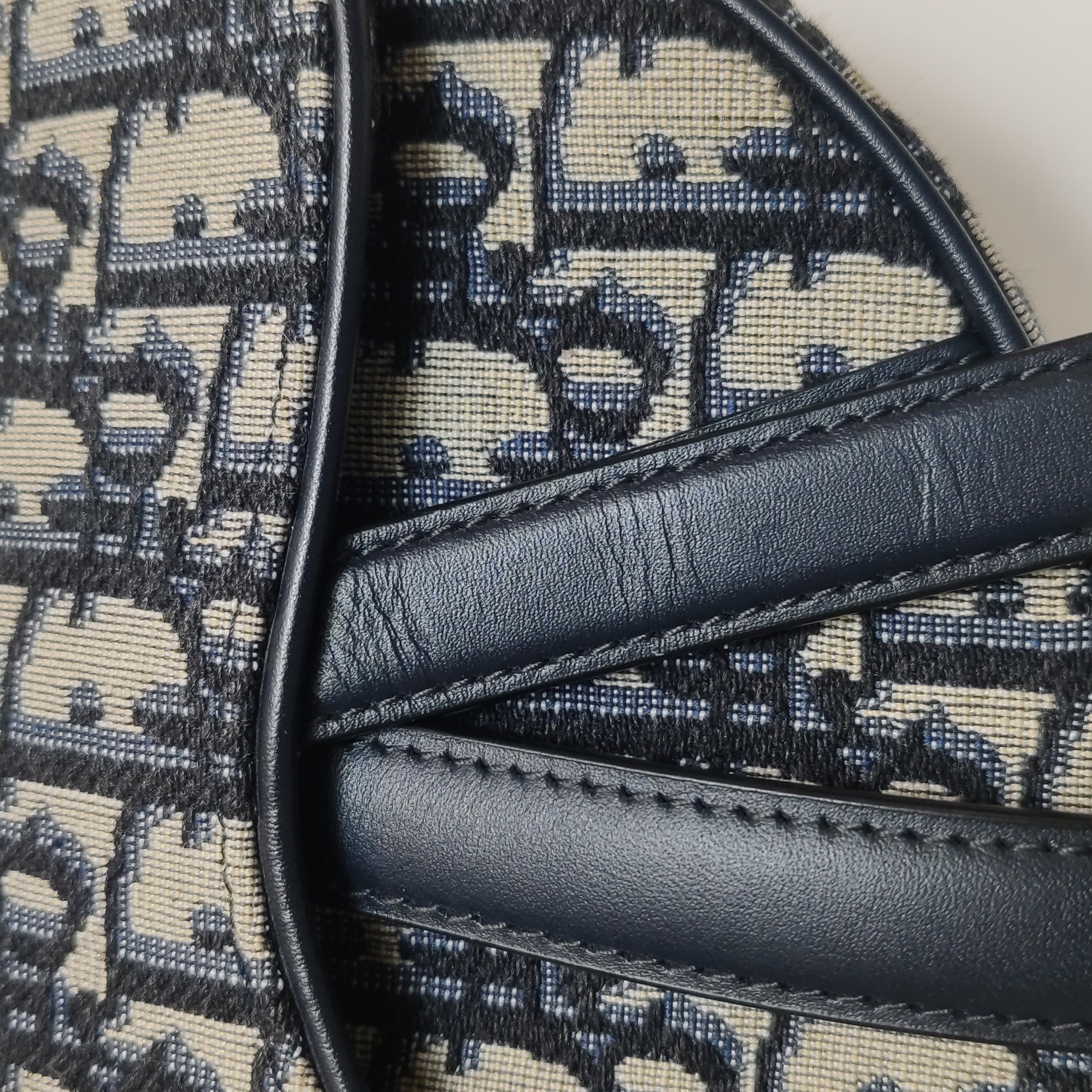 Christian Dior Saddle Handbag with Strap Oblique Canvas Mini — photo 17 of 20