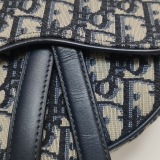 Christian Dior Saddle Handbag with Strap Oblique Canvas Mini — thumbnail 17