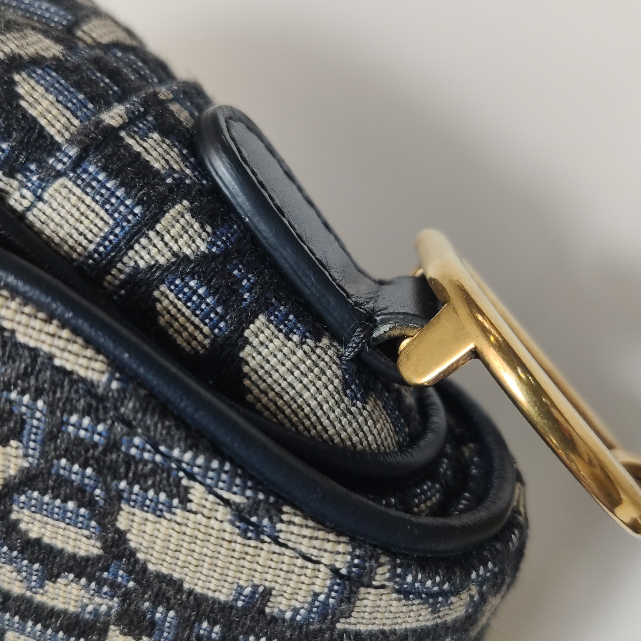 Christian Dior Saddle Handbag with Strap Oblique Canvas Mini — photo 12 of 20