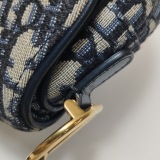 Christian Dior Saddle Handbag with Strap Oblique Canvas Mini — thumbnail 12
