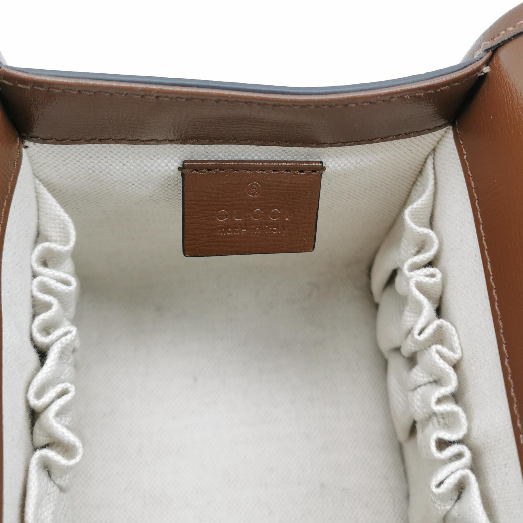 Gucci Horsebit 1955 Boston Bag GG Coated Canvas Mini — photo 9 of 23