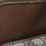 Gucci Horsebit 1955 Boston Bag GG Coated Canvas Mini — thumbnail 11