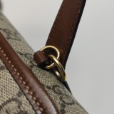 Gucci Horsebit 1955 Boston Bag GG Coated Canvas Mini — thumbnail 17