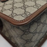 Gucci Horsebit 1955 Boston Bag GG Coated Canvas Mini — thumbnail 16