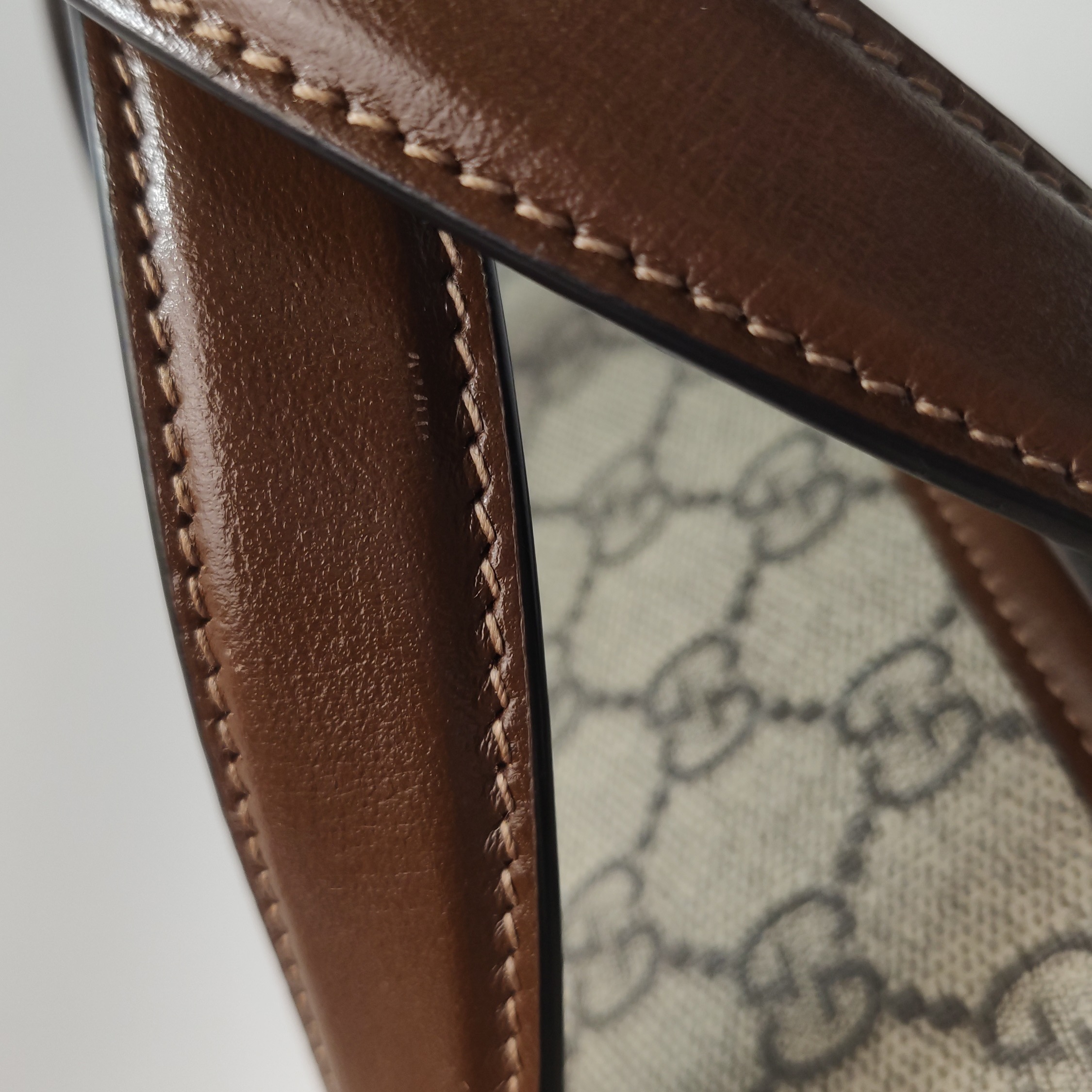 Gucci Horsebit 1955 Boston Bag GG Coated Canvas Mini — photo 15 of 23