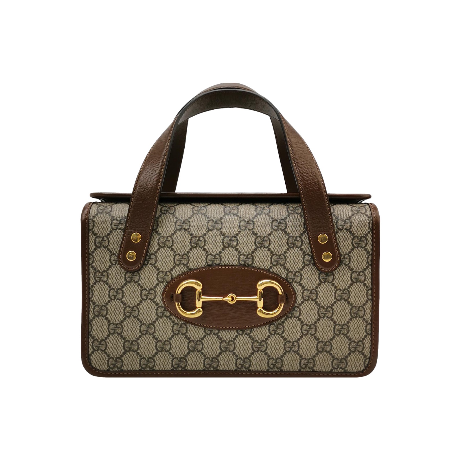 Gucci Horsebit 1955 Boston Bag GG Coated Canvas — photo 1 of 23