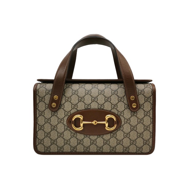 Gucci Horsebit 1955 Boston Bag GG Coated Canvas — pre-owned, Vierlot
