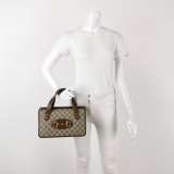 Gucci Horsebit 1955 Boston Bag GG Coated Canvas — thumbnail 2