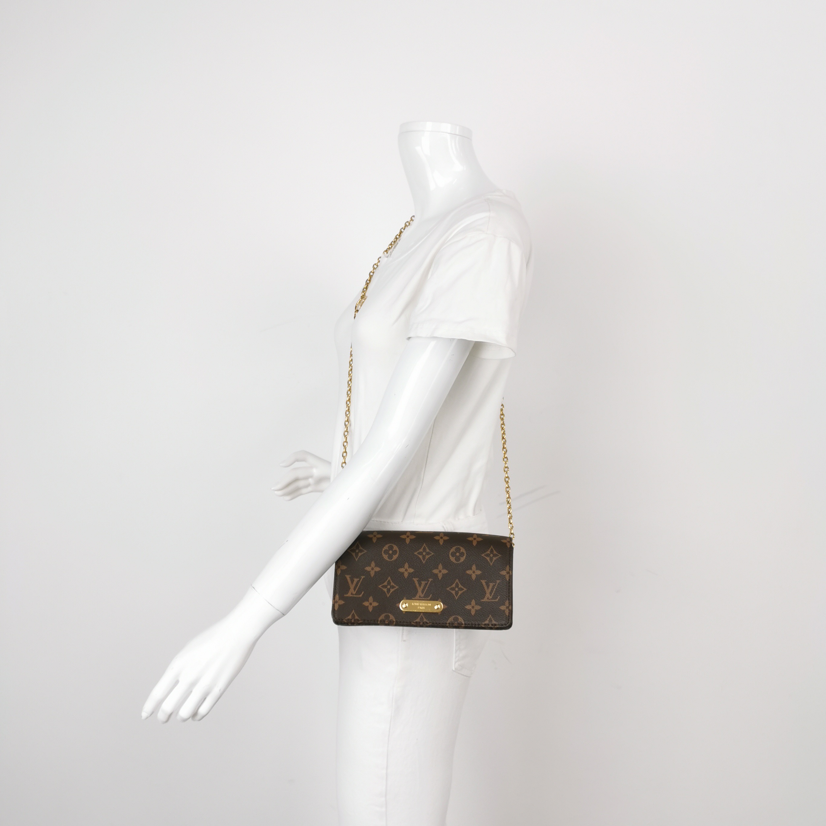 Louis Vuitton(LV) Lily Wallet on Chain Monogram Canvas — alternate view