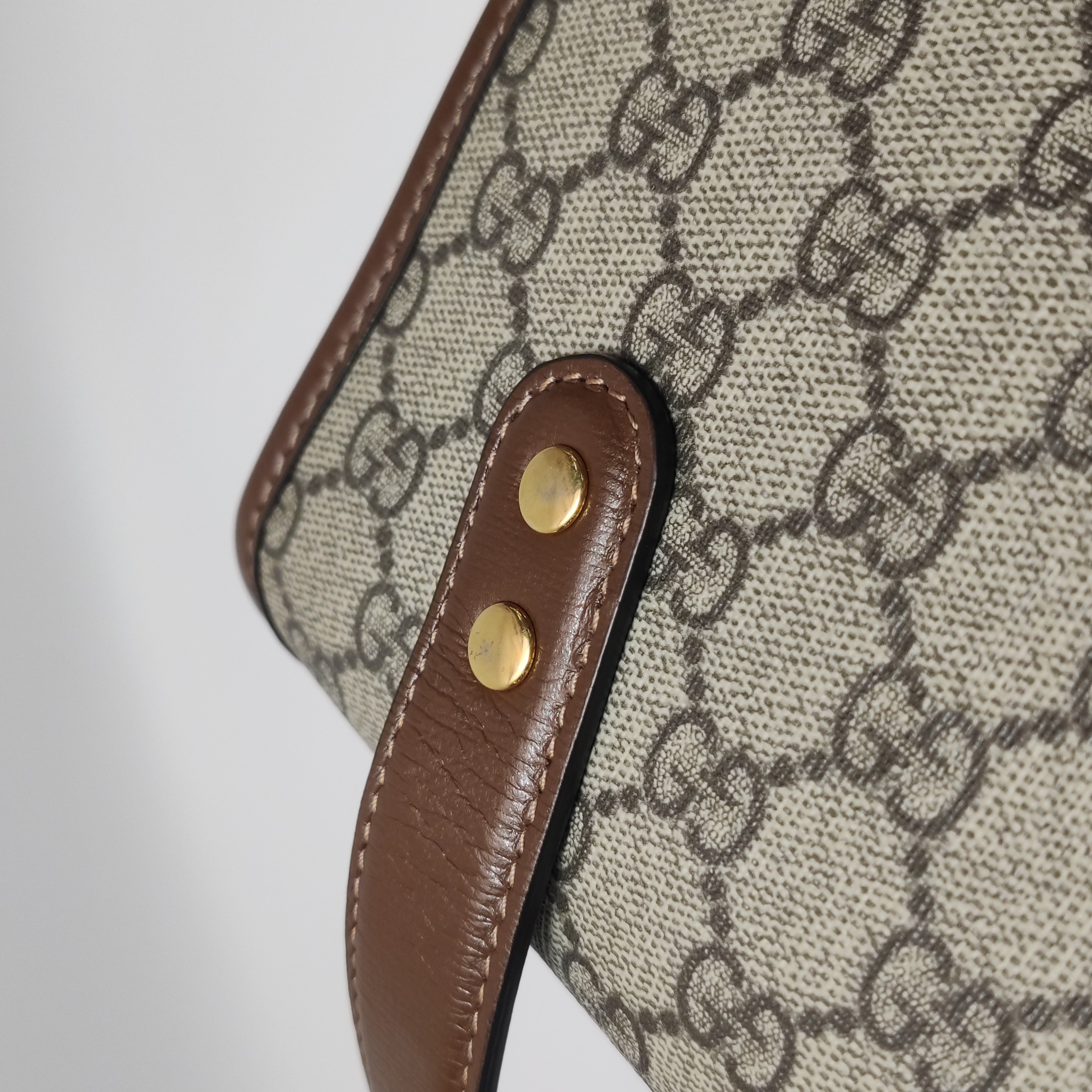 Gucci Horsebit 1955 Boston Bag GG Coated Canvas — photo 20 of 23