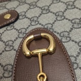 Gucci Horsebit 1955 Boston Bag GG Coated Canvas — thumbnail 10