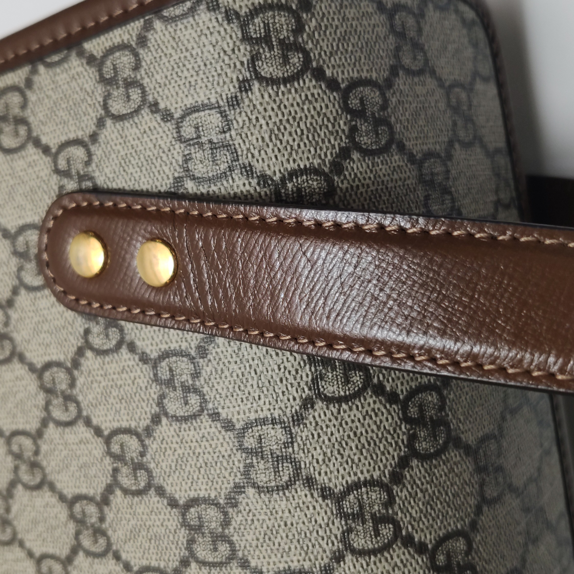 Gucci Horsebit 1955 Boston Bag GG Coated Canvas — photo 22 of 23