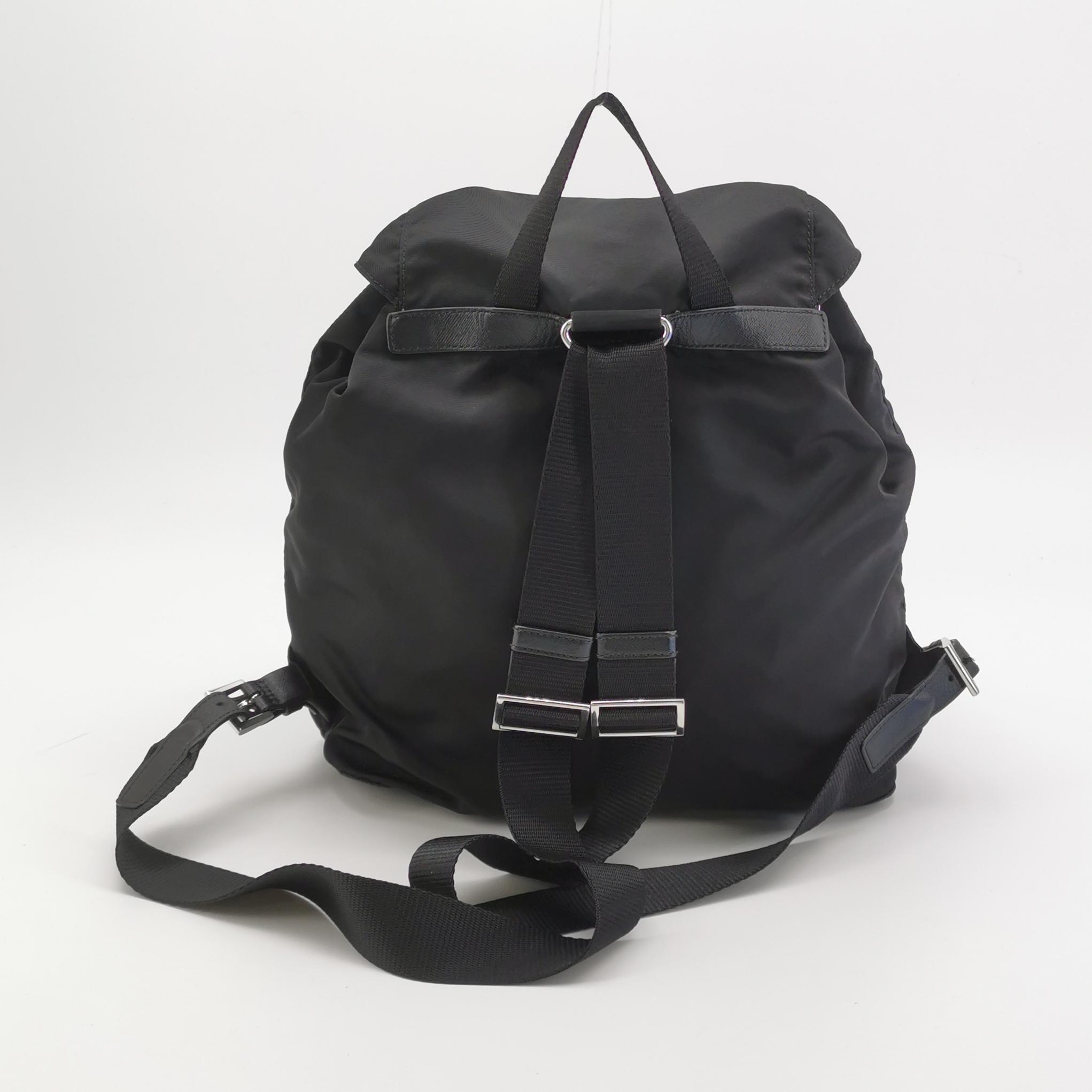 Prada Double Front Pocket Backpack Tessuto — photo 5 of 24