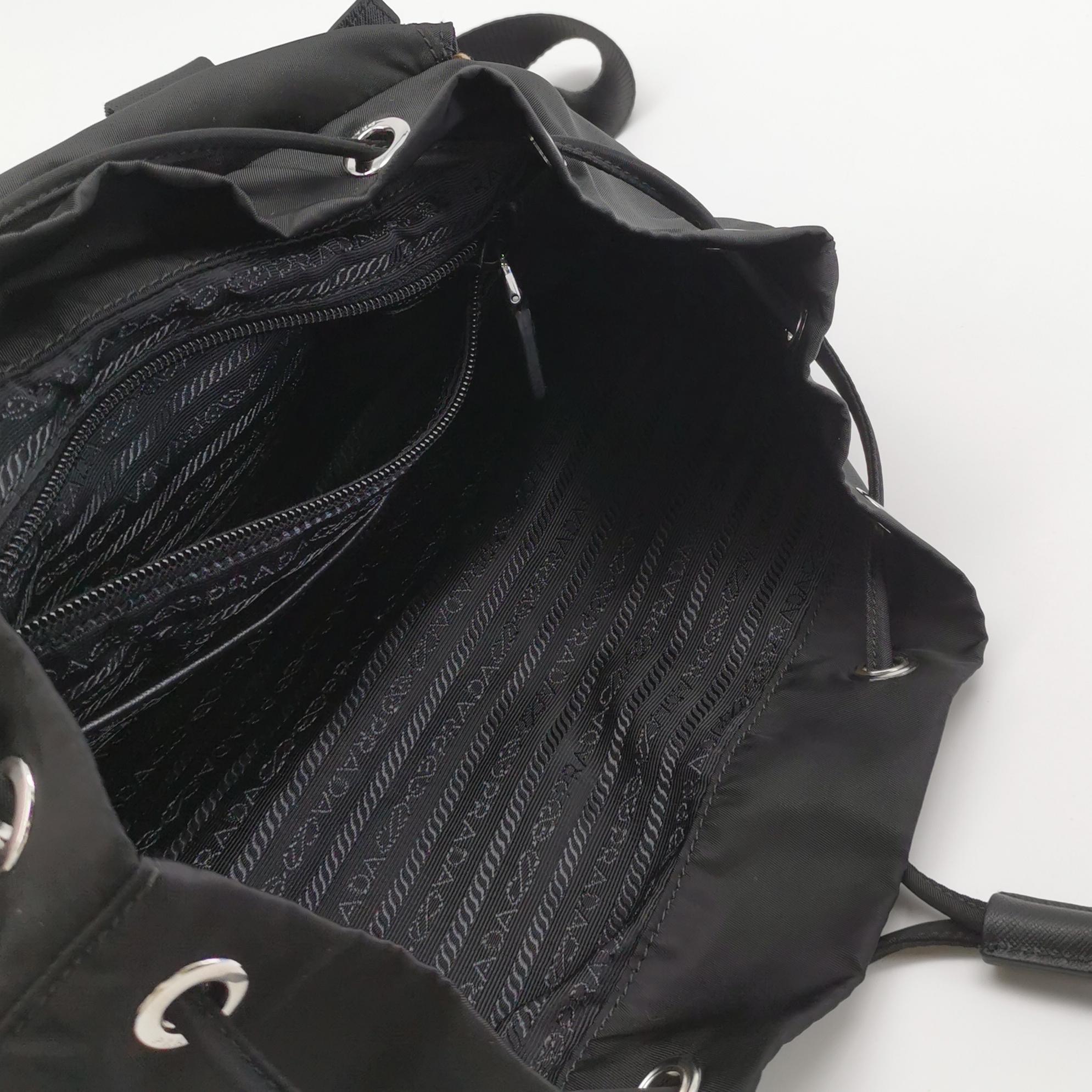 Prada Double Front Pocket Backpack Tessuto — photo 7 of 24