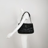 Saint Laurent LouLou Puffer Shoulder Bag Quilted Leather Medium — thumbnail 2