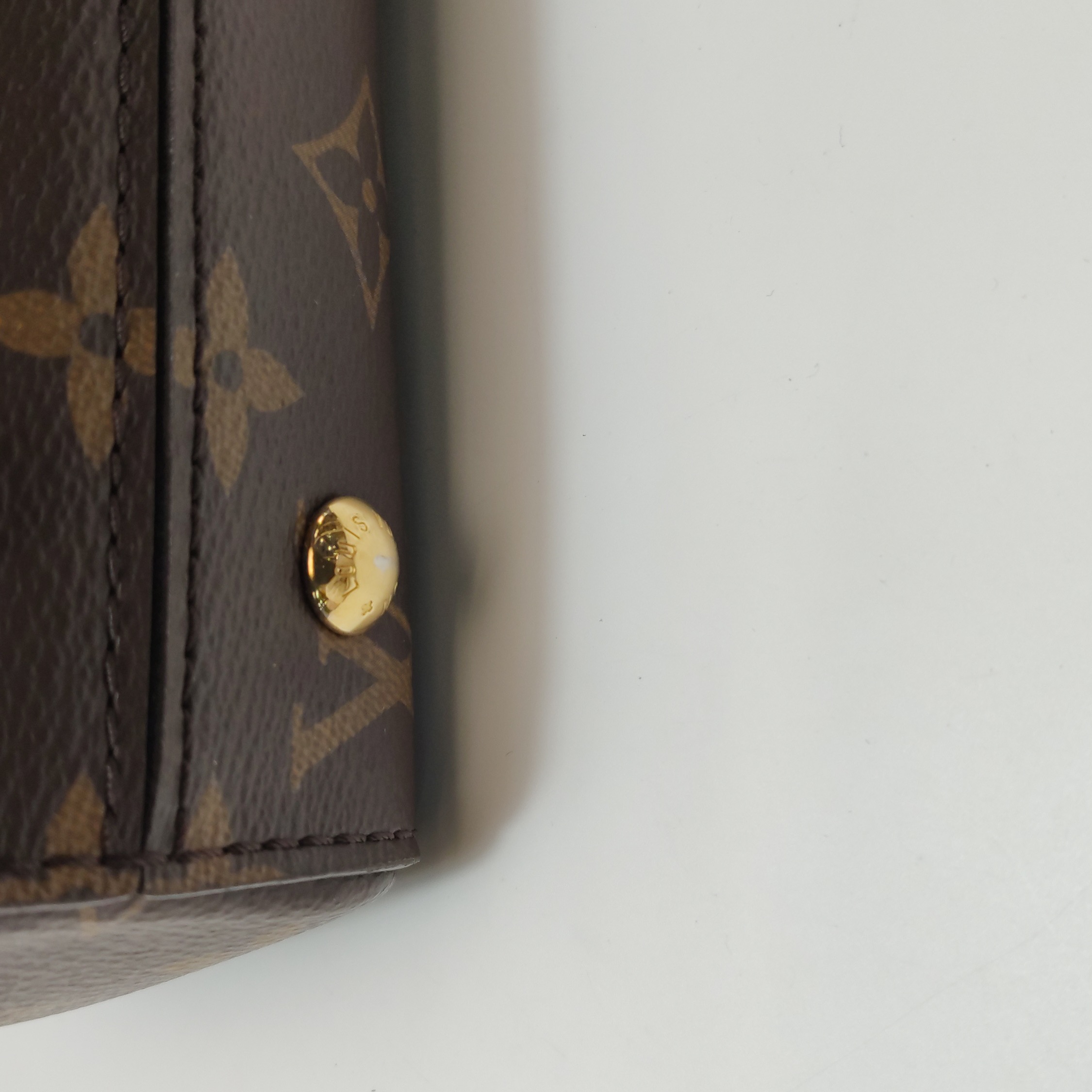 Louis Vuitton(LV) Cluny Top Handle NM Bag Monogram Canvas Mini — photo 12 of 18