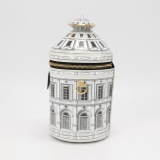 Louis Vuitton(LV) Cannes Vase Handbag Limited Edition Fornasetti Architettura Print Leather and Monogram Canvas — thumbnail 3