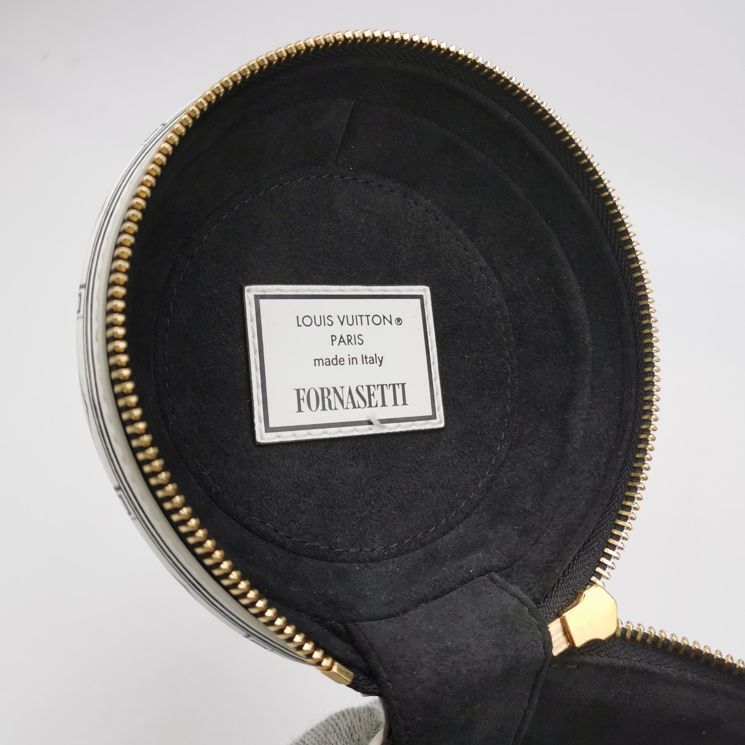 Louis Vuitton(LV) Cannes Vase Handbag Limited Edition Fornasetti Architettura Print Leather and Monogram Canvas — photo 8 of 15