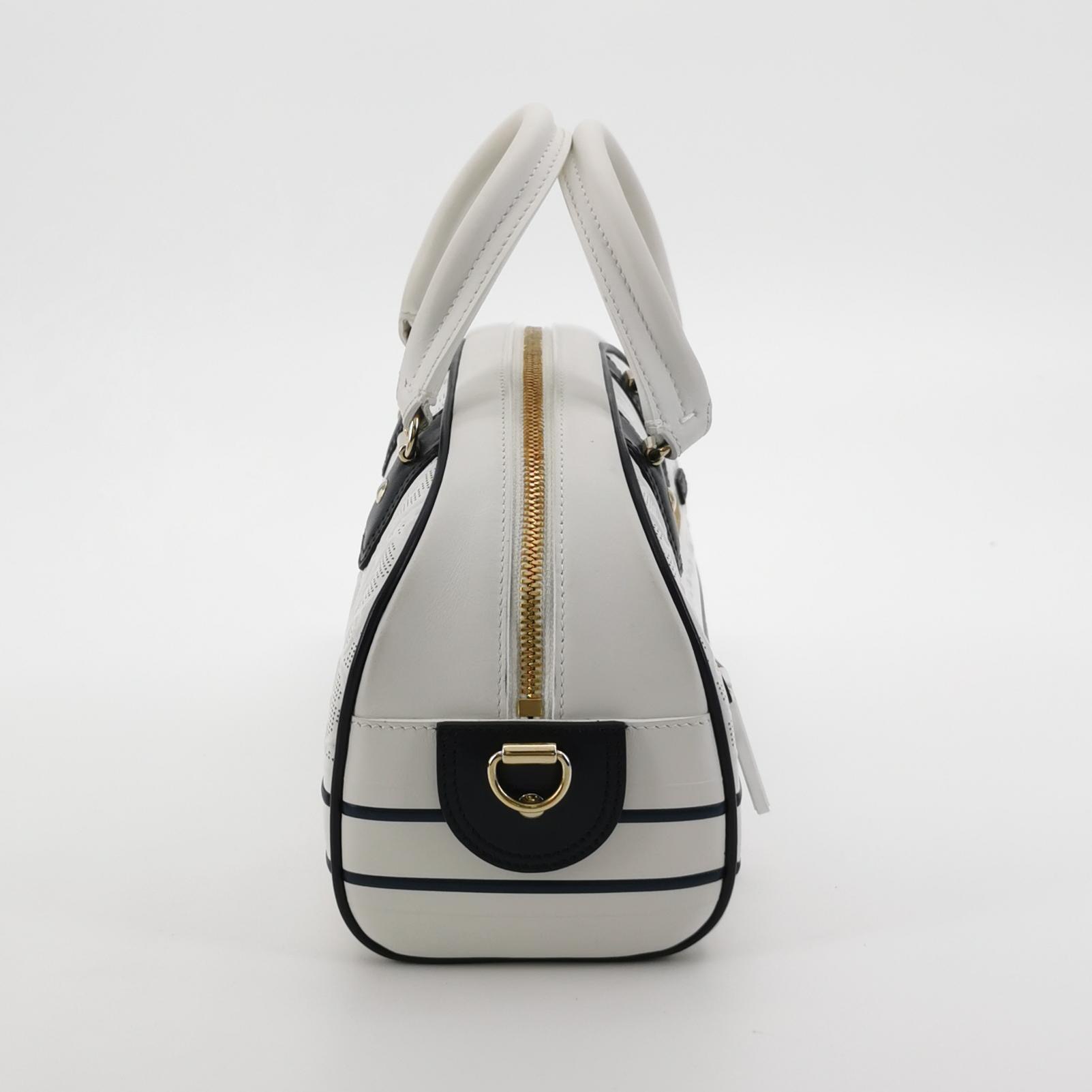 Christian Dior Vibe Zip Bowling Bag Oblique Perforated and Embossed Calfskin Small — photo 5 of 16