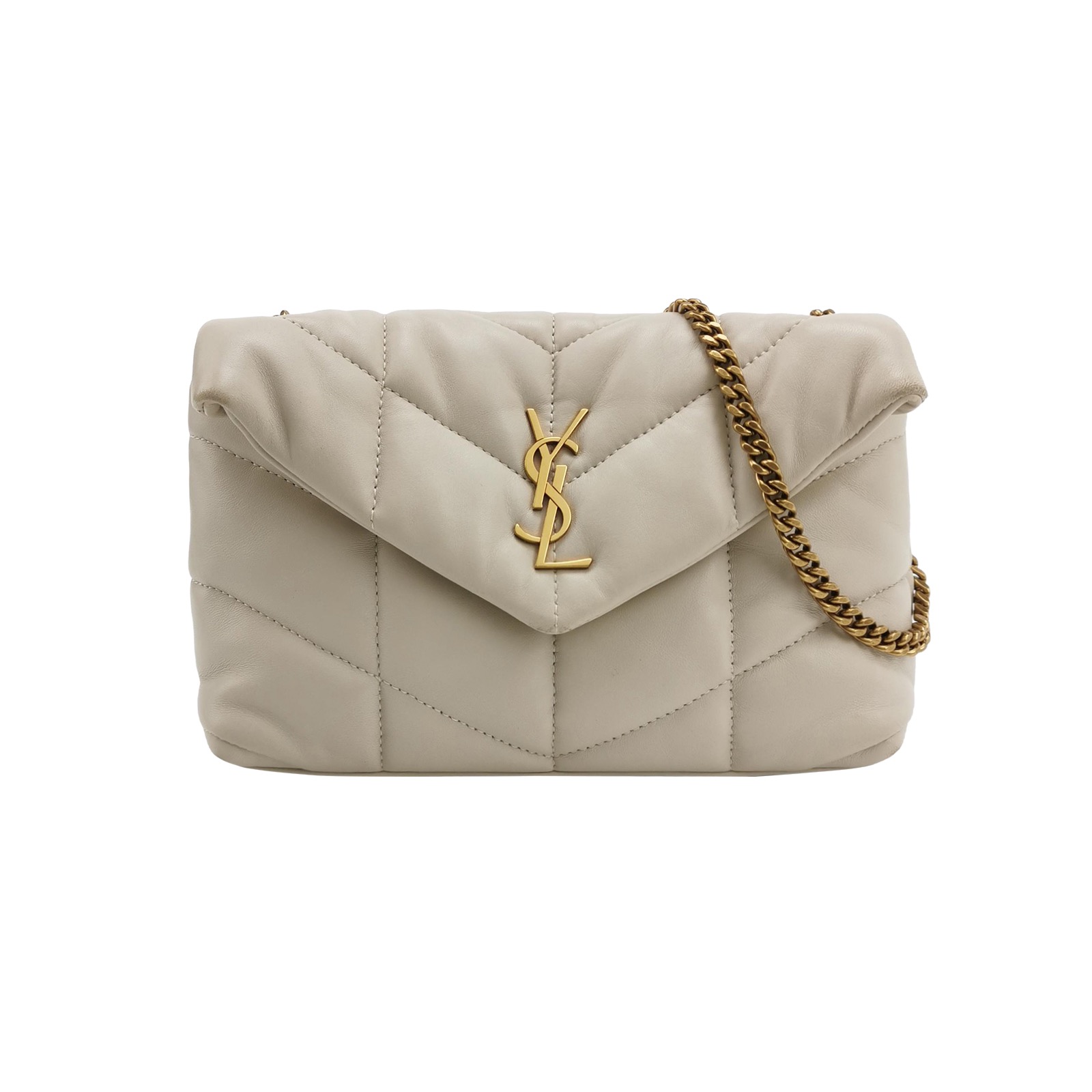 Saint Laurent Loulou Puffer Shoulder Bag Quilted Leather Mini — photo 1 of 21