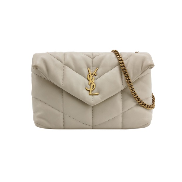 Saint Laurent Loulou Puffer Shoulder Bag Quilted Leather Mini — pre-owned, Vierlot