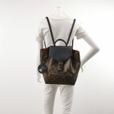 Louis Vuitton(LV) Montsouris NM Backpack Monogram Canvas with Leather PM — thumbnail 2