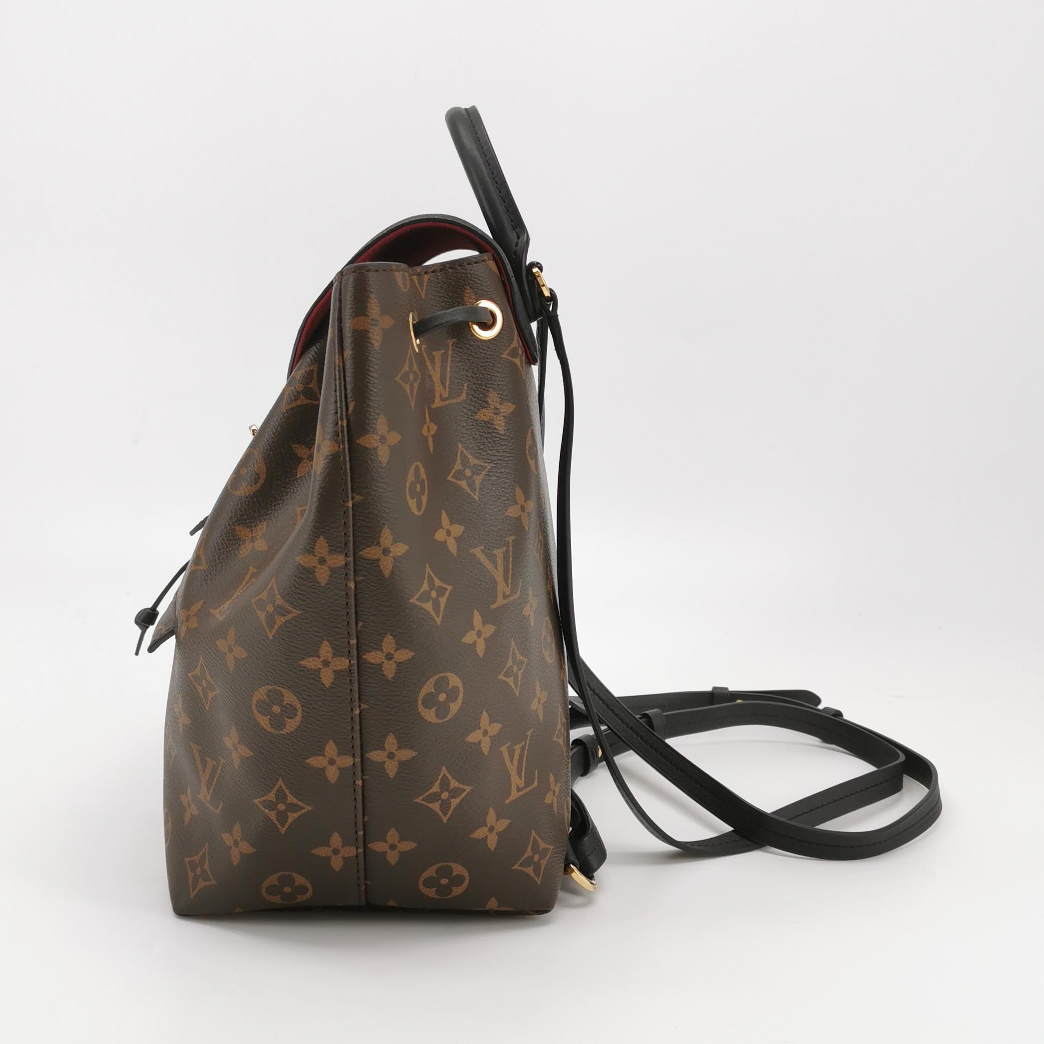 Louis Vuitton Montsouris NM Backpack Monogram Canvas with Leather PM