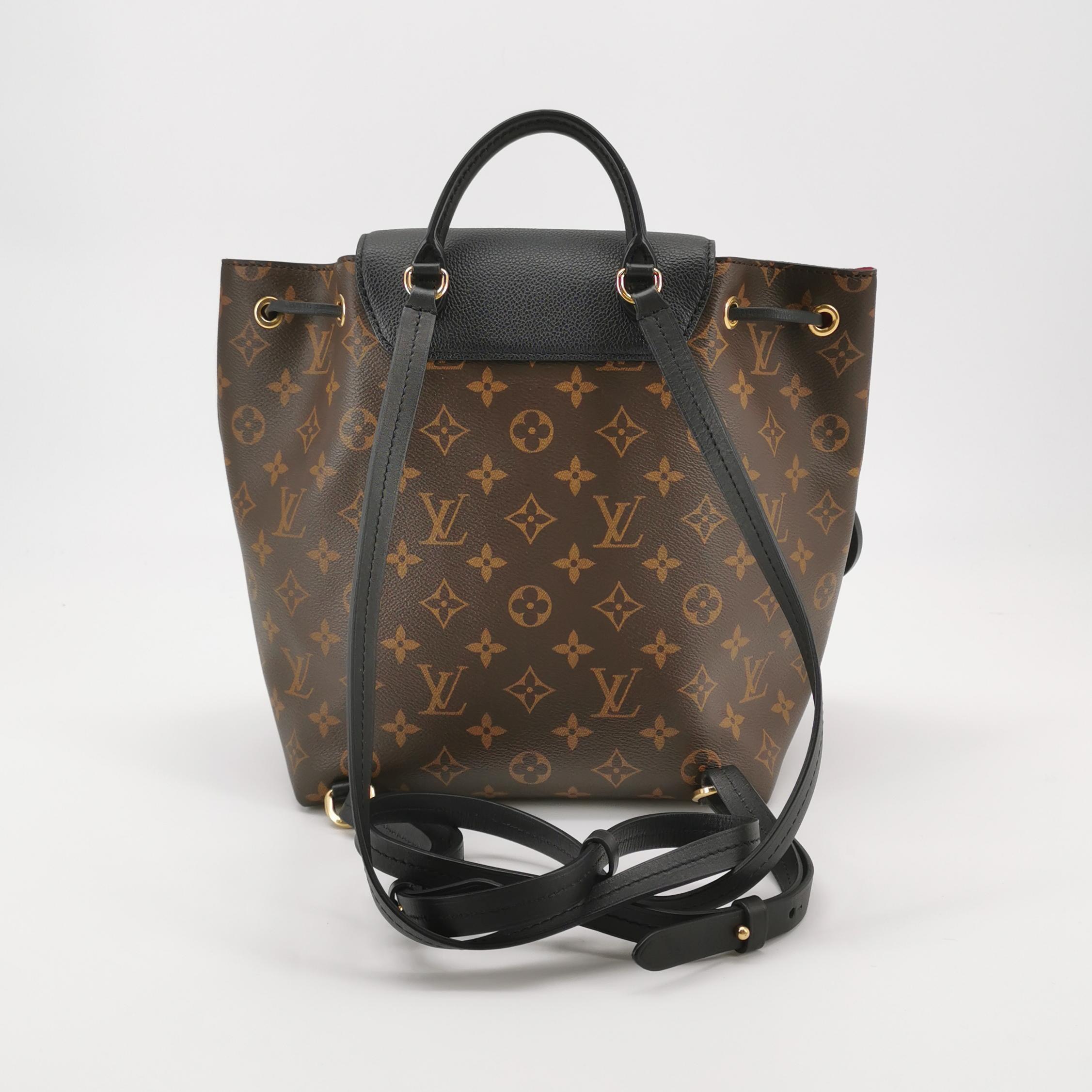 Louis Vuitton Montsouris NM Backpack Monogram Canvas with Leather PM