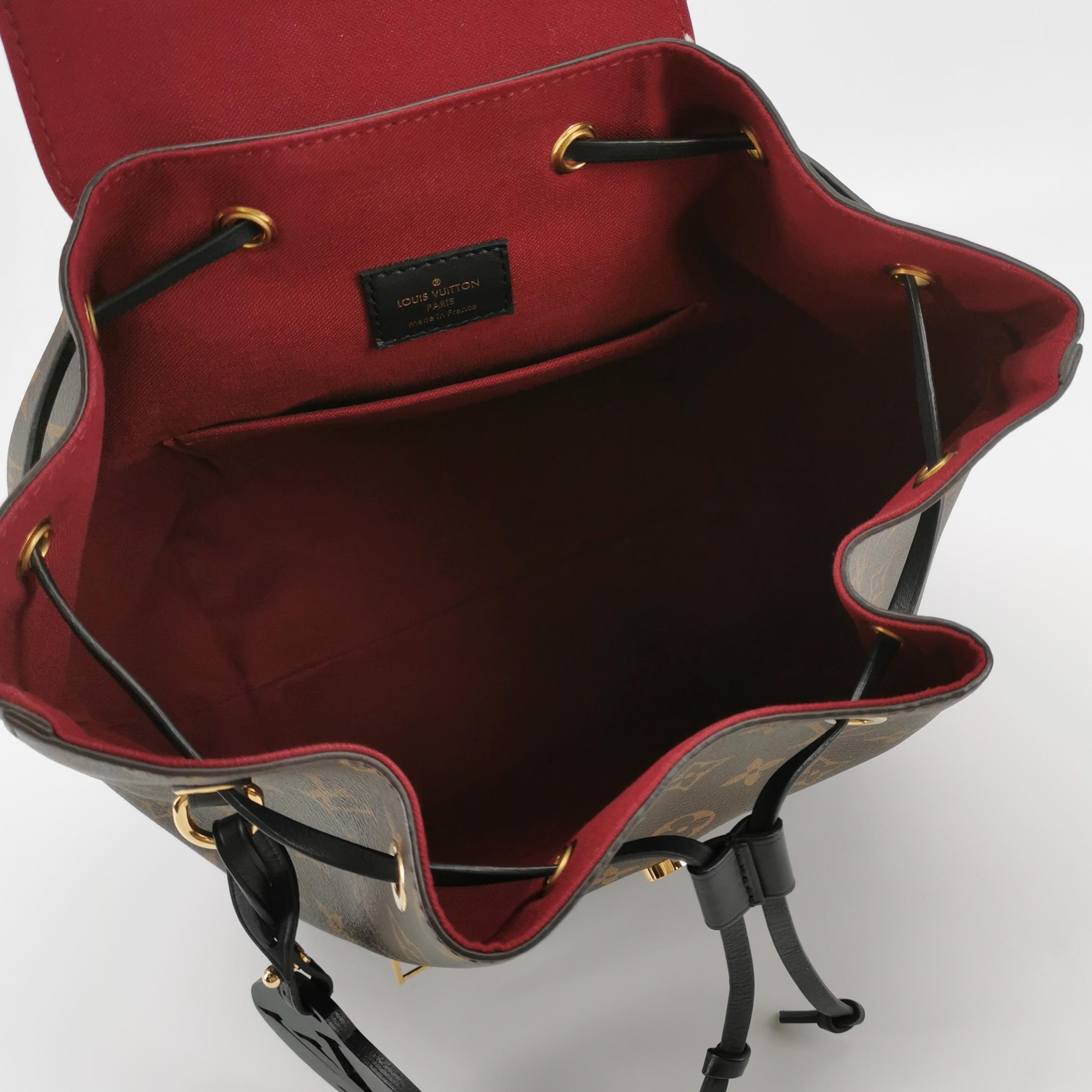 Louis Vuitton Montsouris NM Backpack Monogram Canvas with Leather PM