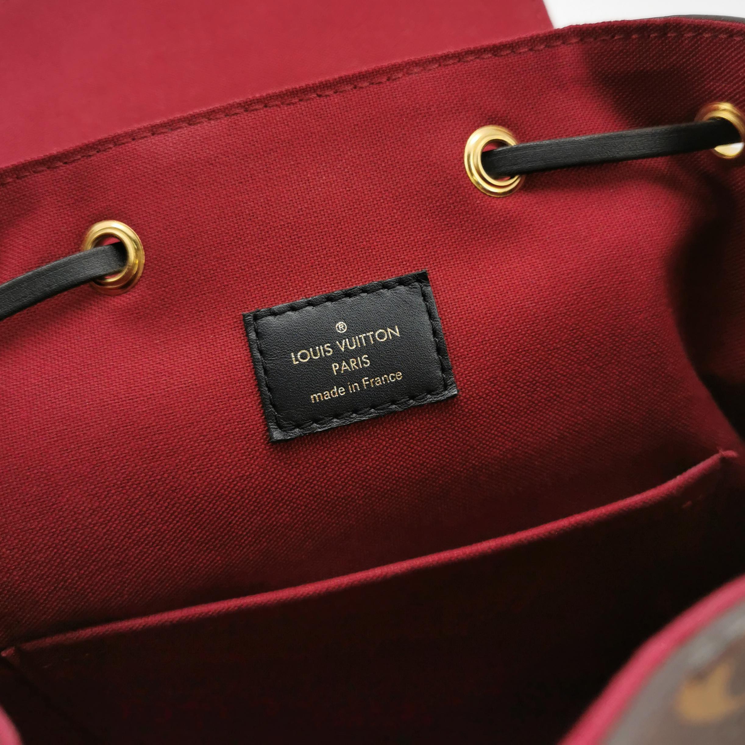 Louis Vuitton Montsouris NM Backpack Monogram Canvas with Leather PM