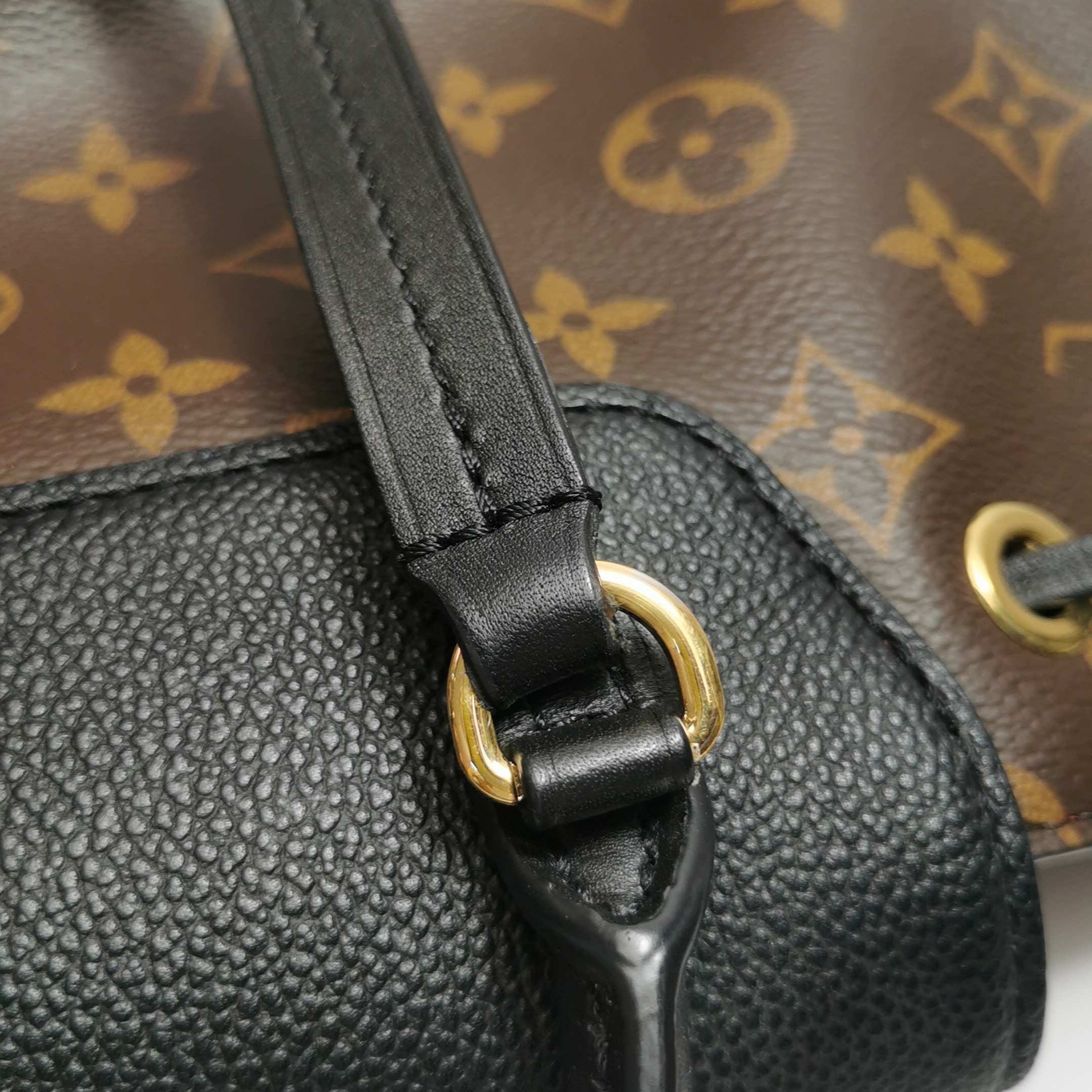 Louis Vuitton Montsouris NM Backpack Monogram Canvas with Leather PM