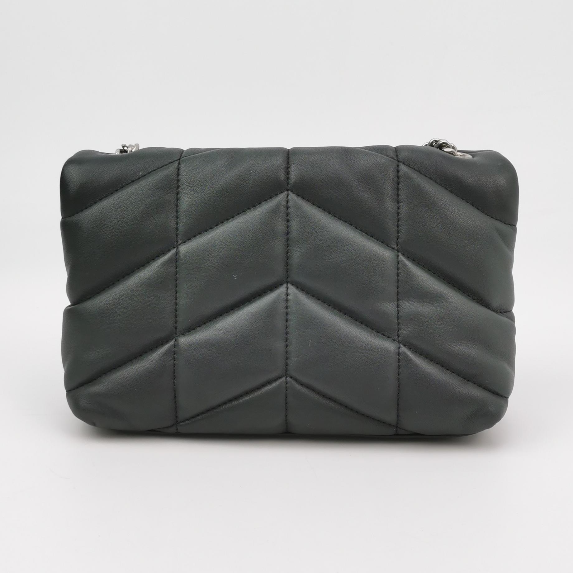 Saint Laurent Loulou Puffer Shoulder Bag Quilted Leather Mini — photo 5 of 21