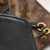 Louis Vuitton(LV) Montsouris NM Backpack Monogram Canvas with Leather PM — thumbnail 16