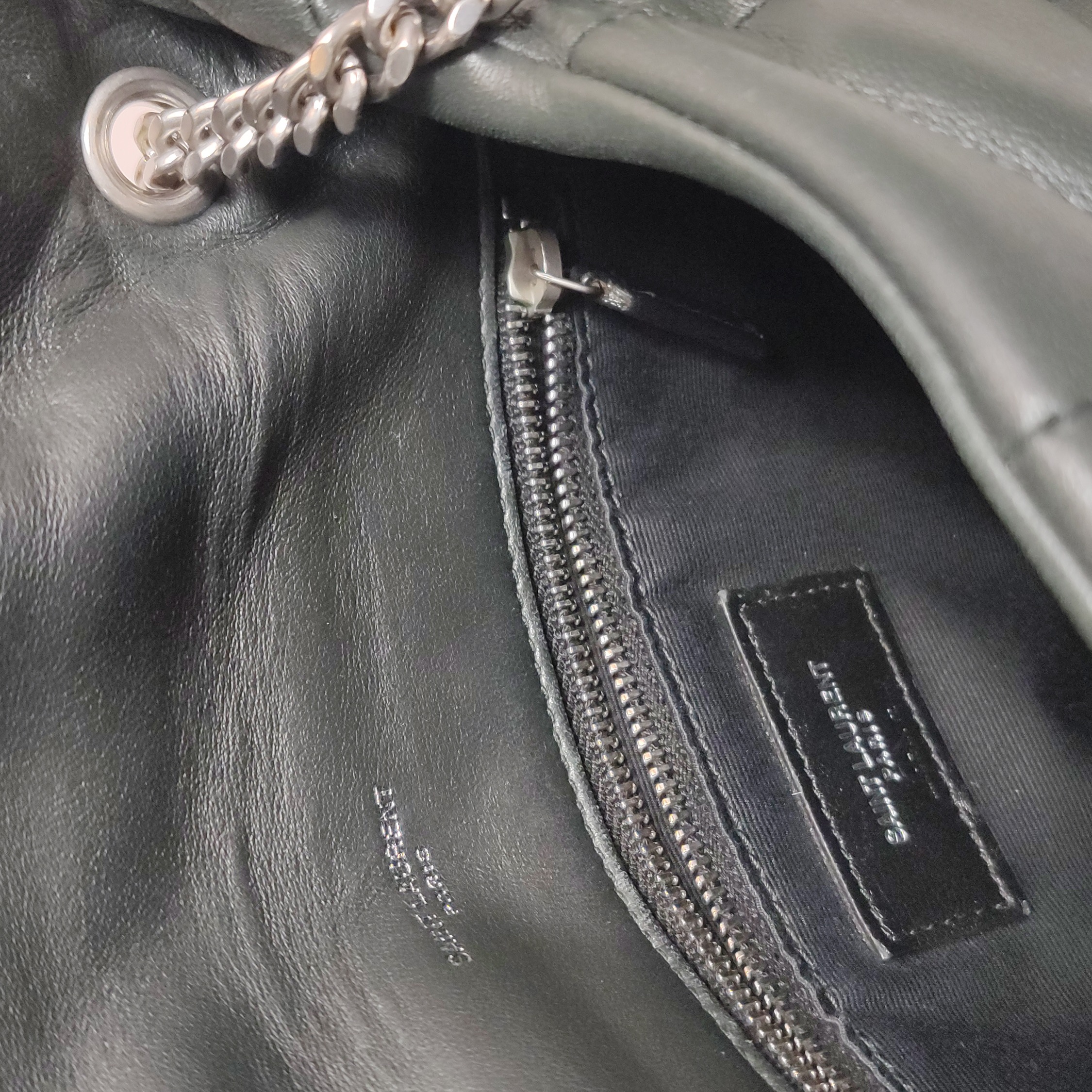 Saint Laurent Loulou Puffer Shoulder Bag Quilted Leather Mini — photo 9 of 21